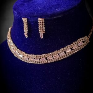 Diamond Necklace Rose Gold