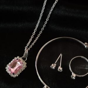Korean Pendant Set Baby Pink/Imitation Jewellery In Pune